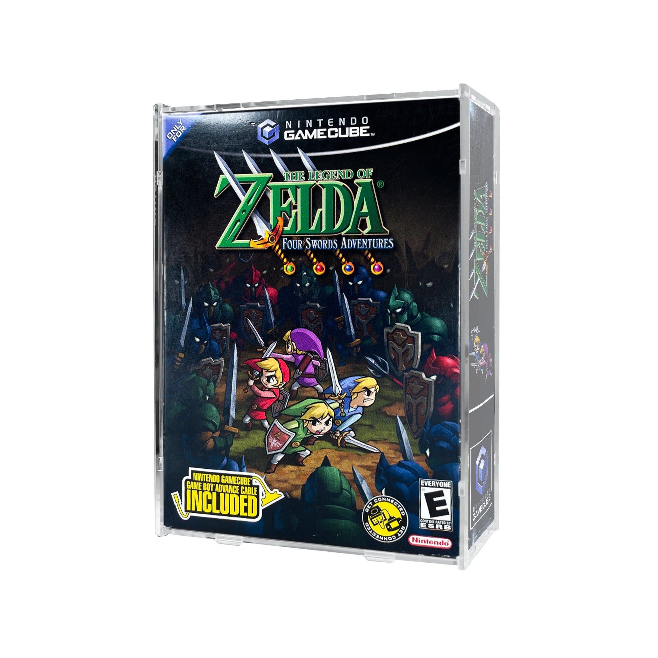 Protector para Zelda Four Swords Adventures-acrilico-exhibidor-caja-case-Decolecto