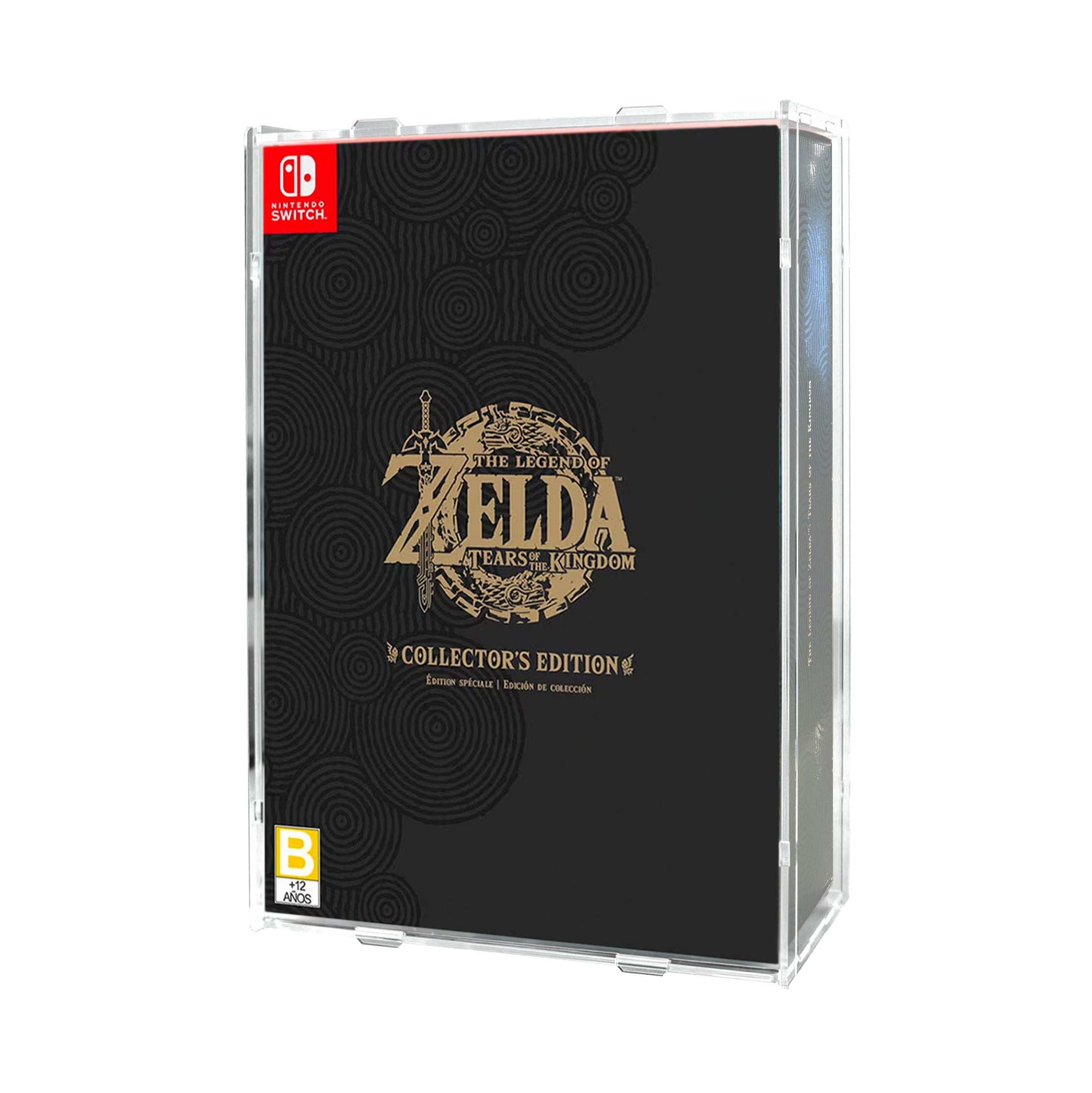 Protector para Zelda Tears of the Kingdom - Collectors Edition-acrilico-exhibidor-caja-case-Decolecto