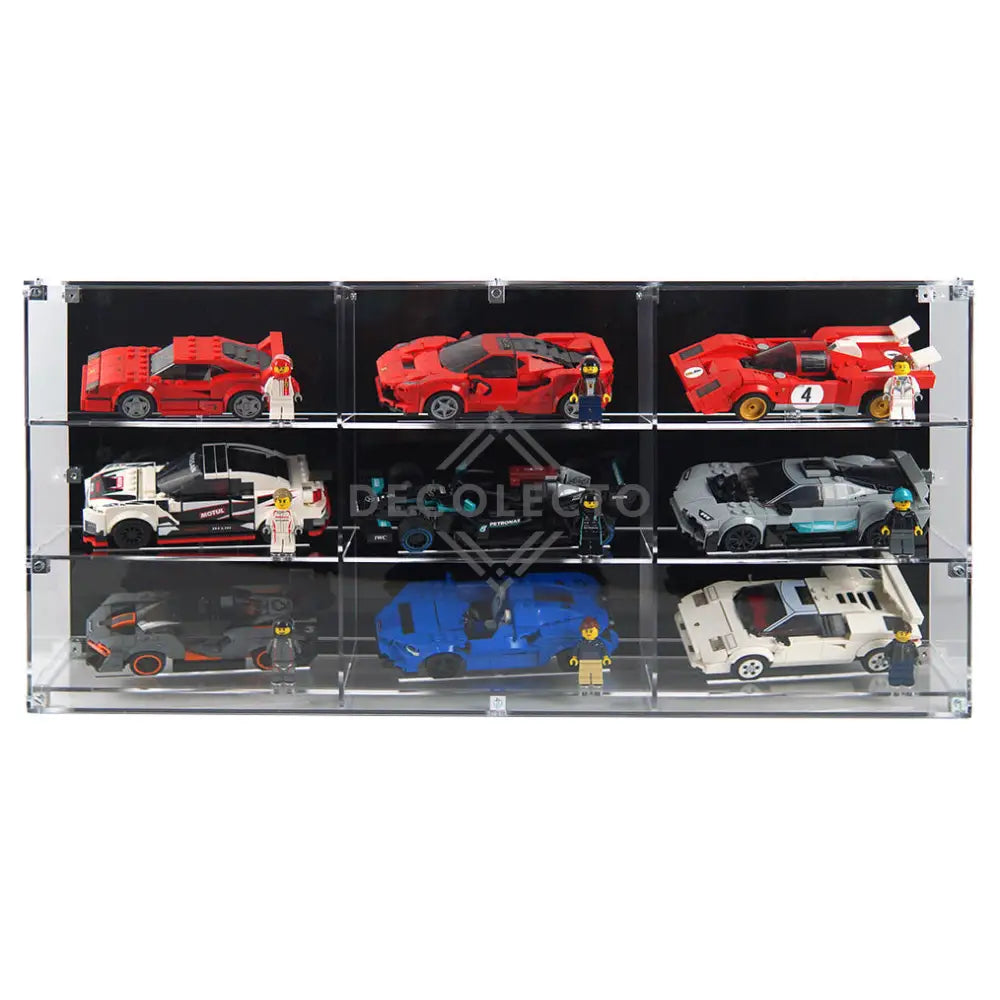 Vitrina de Pared para Speed Champions™ (3 x 3 Niveles) Protector de Pared