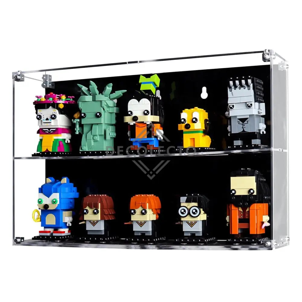 Vitrina para Brickheadz™ (5 x 2 Niveles) Protector de Pared