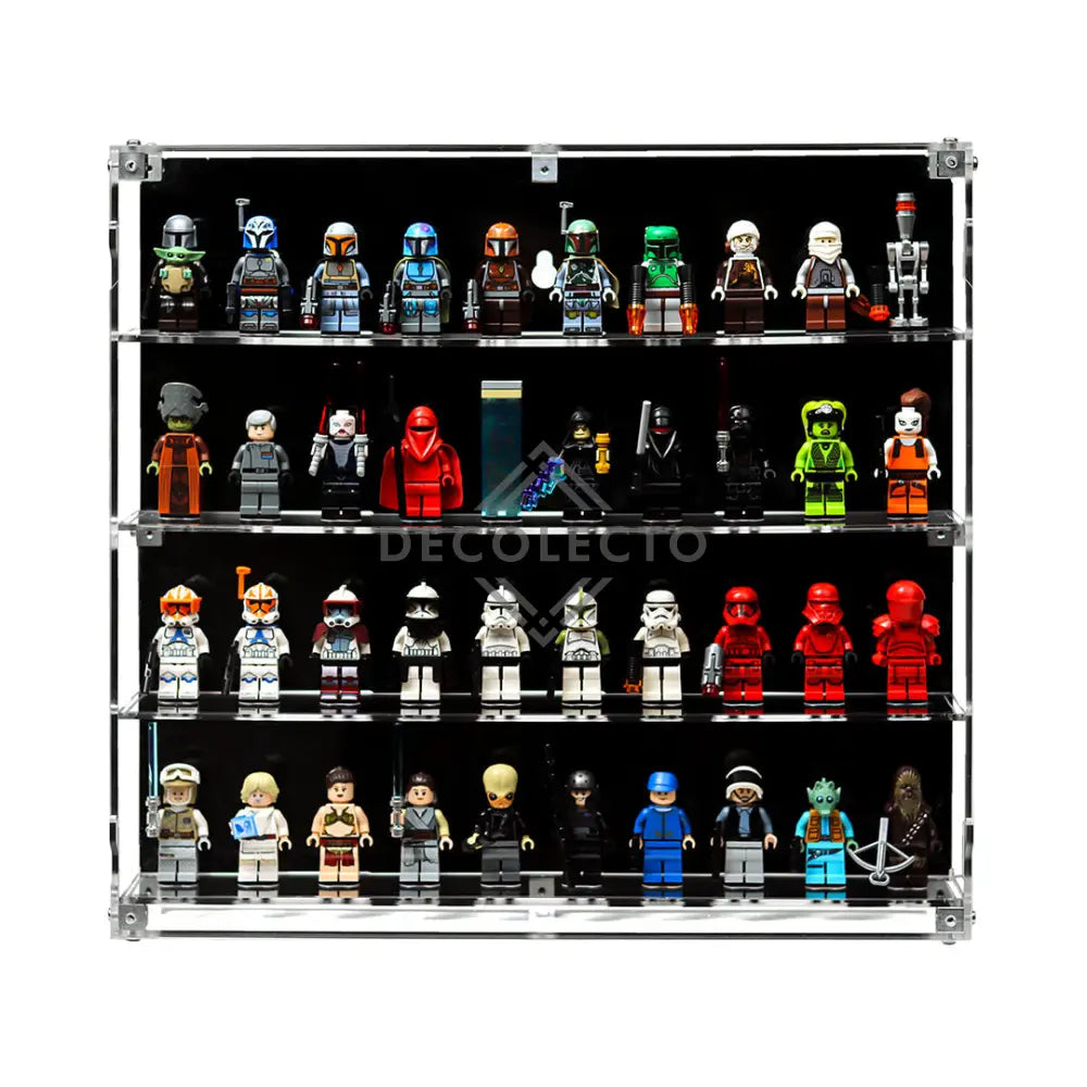 Vitrina para MiniFiguras LEGO® (10 Figuras) 4 Pisos Protector de Pared