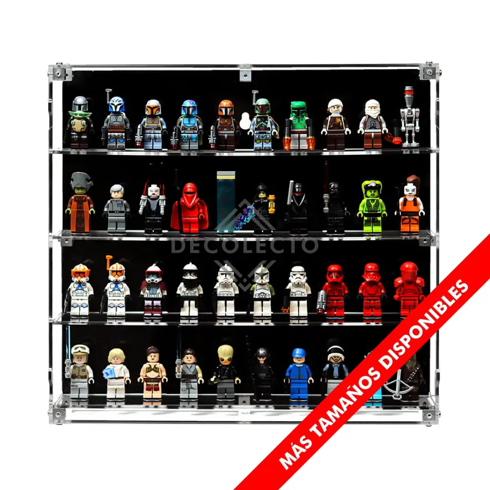 Vitrina para MiniFiguras LEGO® (10 Figuras) Protector de Pared