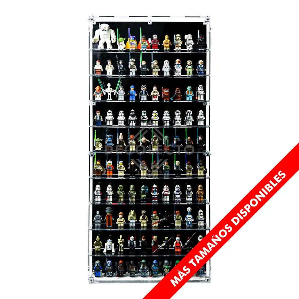 Vitrina para MiniFiguras LEGO® (10 Figuras) Protector de Pared