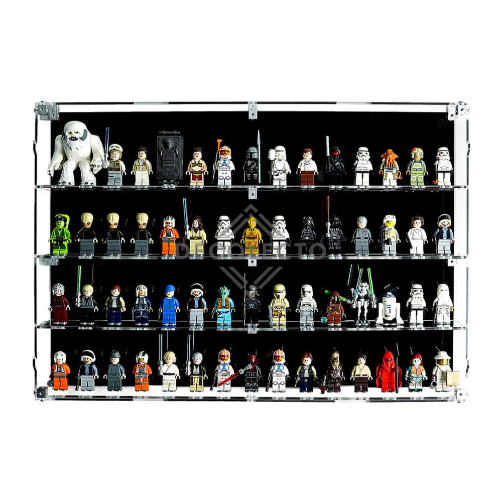 Vitrina para MiniFiguras LEGO® (15 Ancho) 4 Pisos Display Exhibidor Acrílico