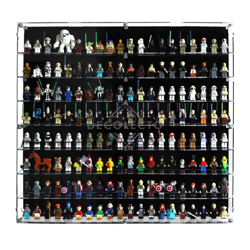 Vitrina para MiniFiguras LEGO® (20 Ancho) 8 Pisos Display Exhibidor Acrílico