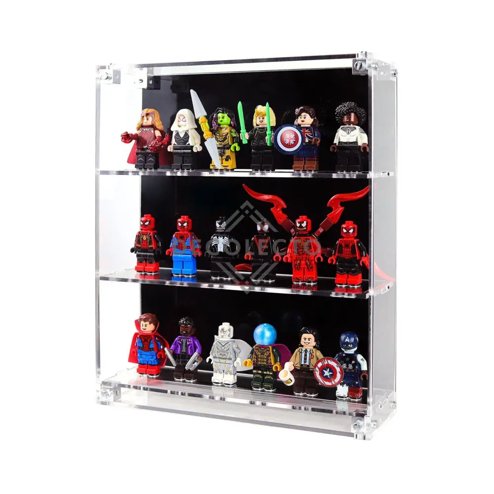 Protector de Pared para MiniFiguras™ (6 Ancho)-acrilico-exhibidor-caja-case-Decolecto