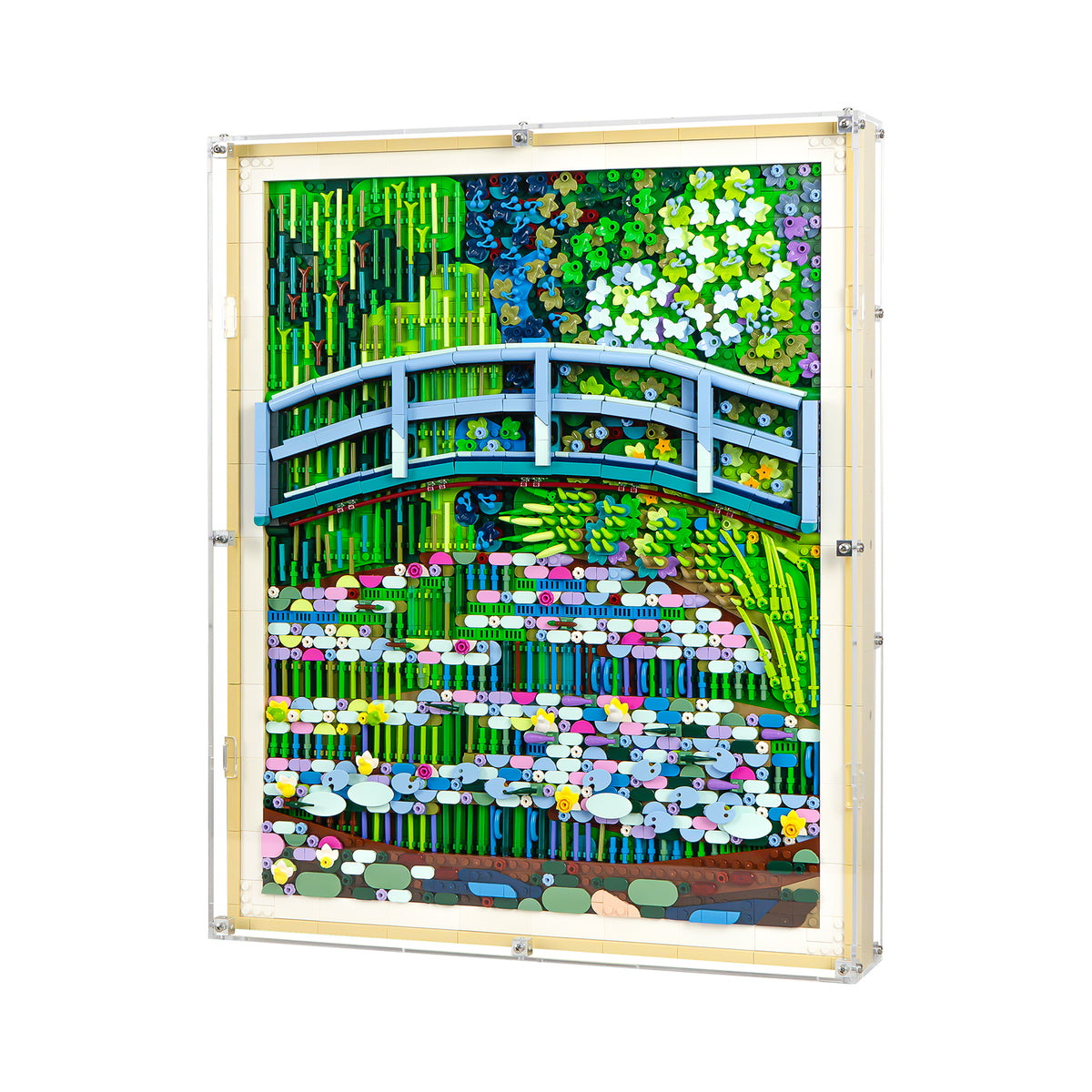 Protector de Pared para LEGO® Claude Monet: Bridge over a Pond of Water Lilies (31220)