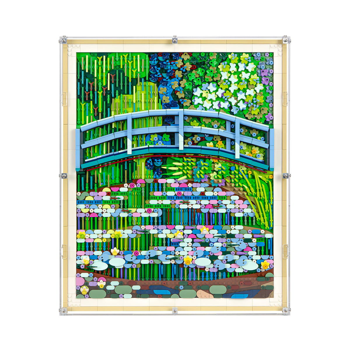 Protector de Pared para LEGO® Claude Monet: Bridge over a Pond of Water Lilies (31220)