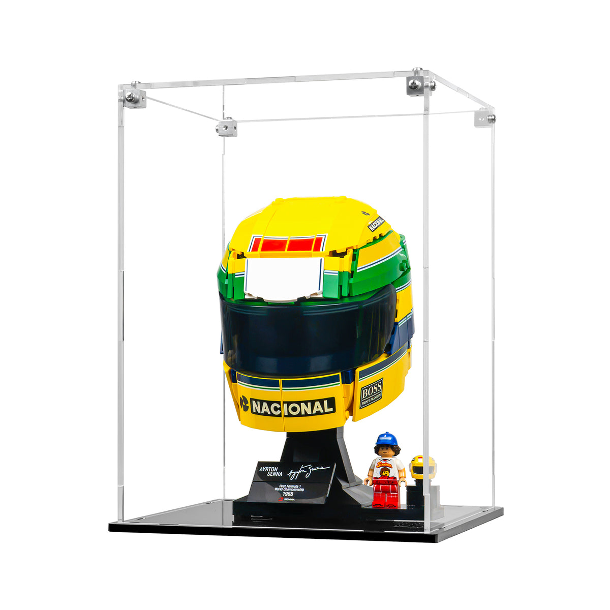Protector Apilable para LEGO® Editions: Casco - Ayrton Senna (43024)