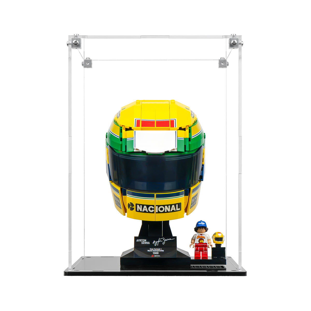 Protector Apilable para LEGO® Editions: Casco - Ayrton Senna (43024)