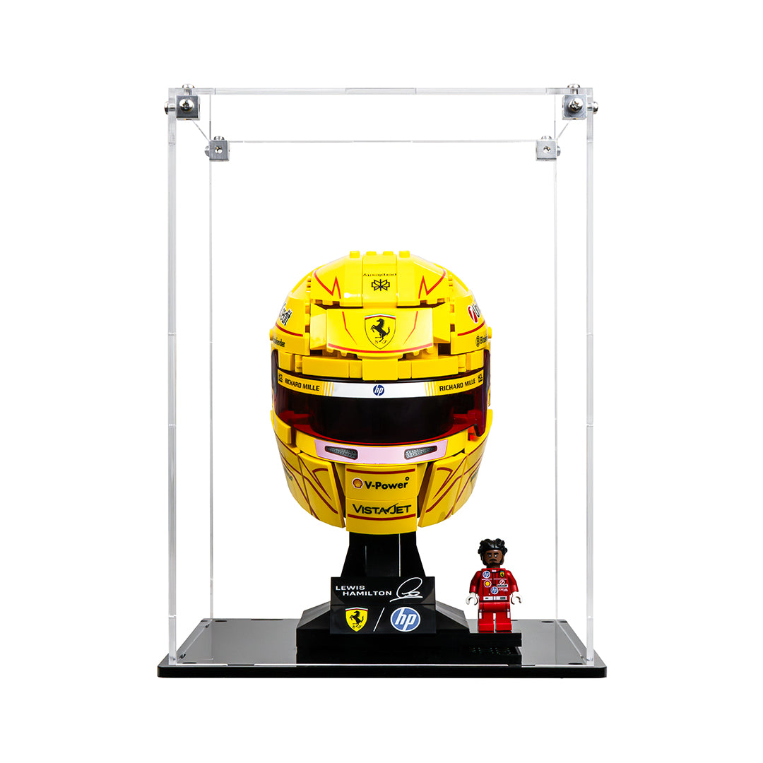 Protector Apilable para LEGO® Editions: Casco Scudería Ferrari HP Lewis Hamilton (43022)