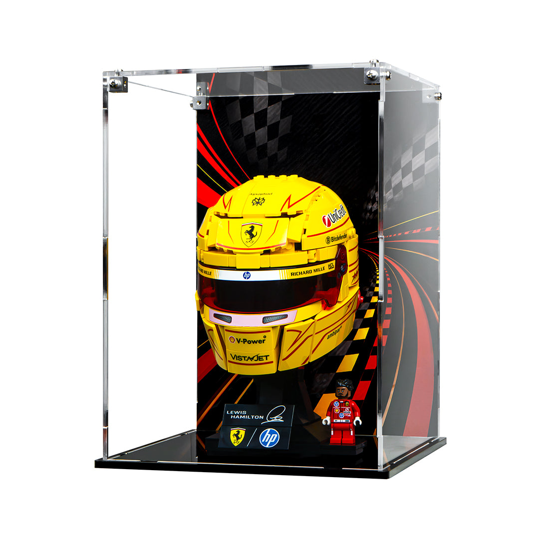 Protector Apilable para LEGO® Editions: Casco Ferrari - Lewis Hamilton (43022)