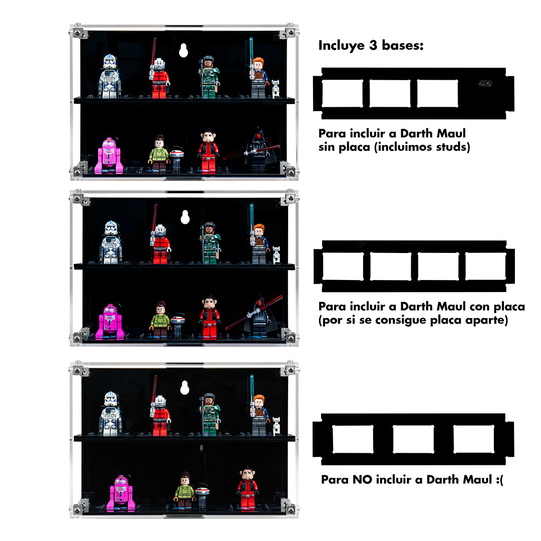 Vitrina para MiniFiguras LEGO® Star Wars™ 25 Years