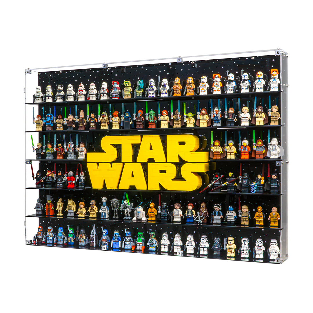 Vitrina para MiniFiguras (100 Figs) y set LEGO® STAR WARS LOGO (75407)
