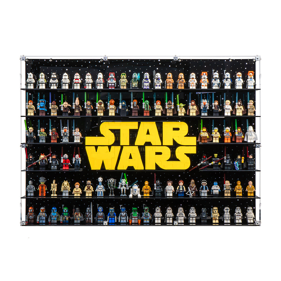 Vitrina para MiniFiguras (100 Figs) y set LEGO® STAR WARS LOGO (75407)