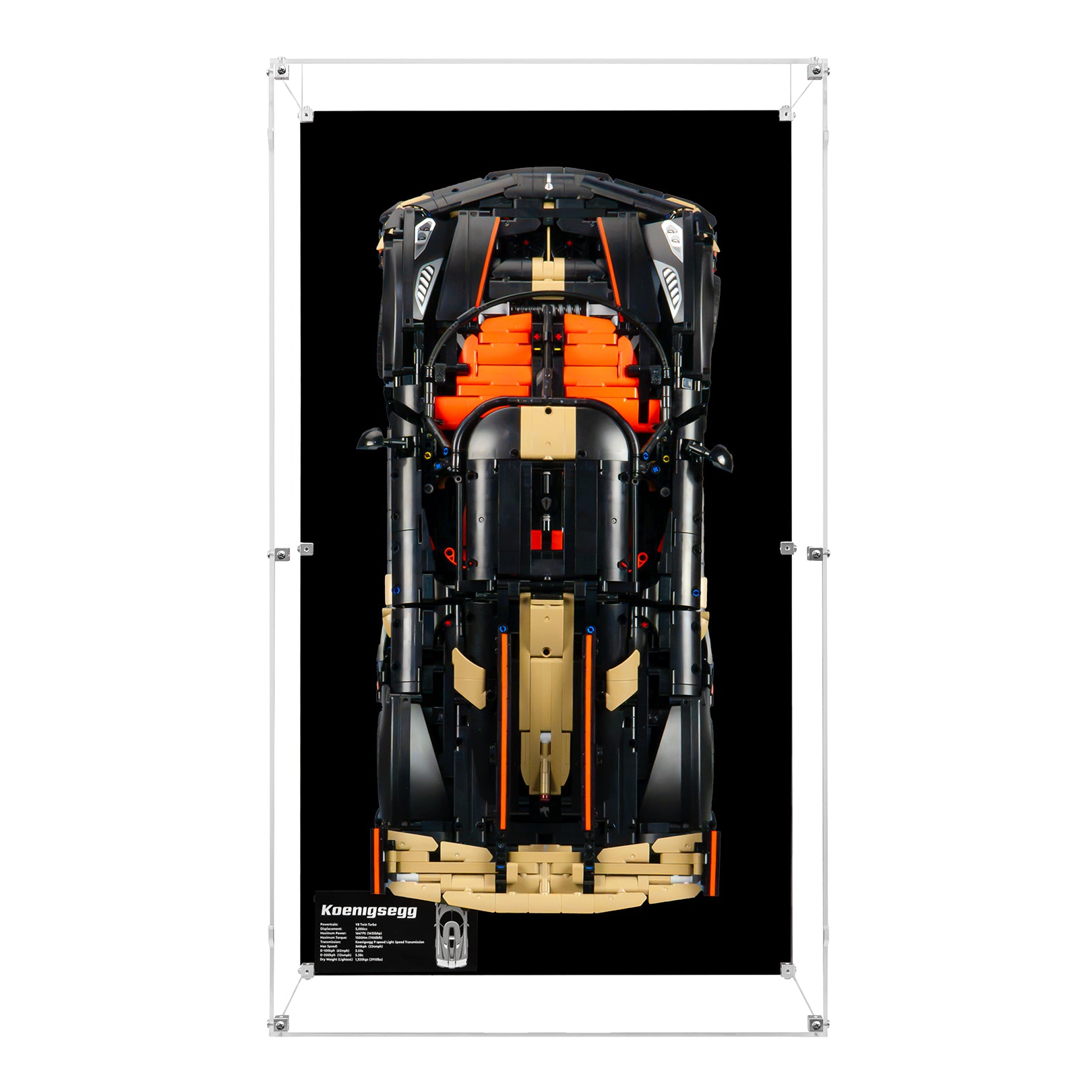 Protector de Pared para LEGO Koenigsegg - Sadair's Spear (42232)