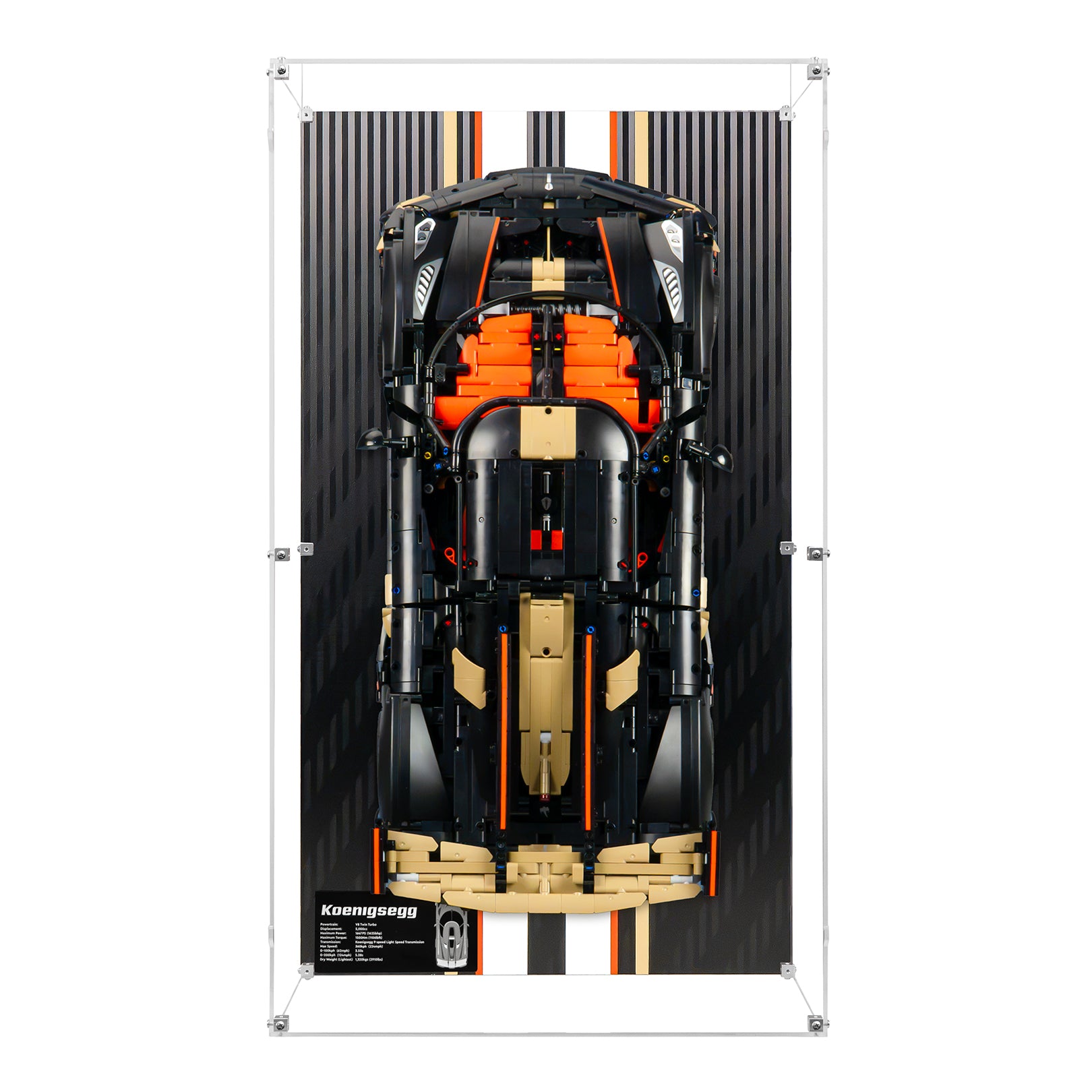 Protector de Pared para LEGO Koenigsegg - Sadair's Spear (42232)