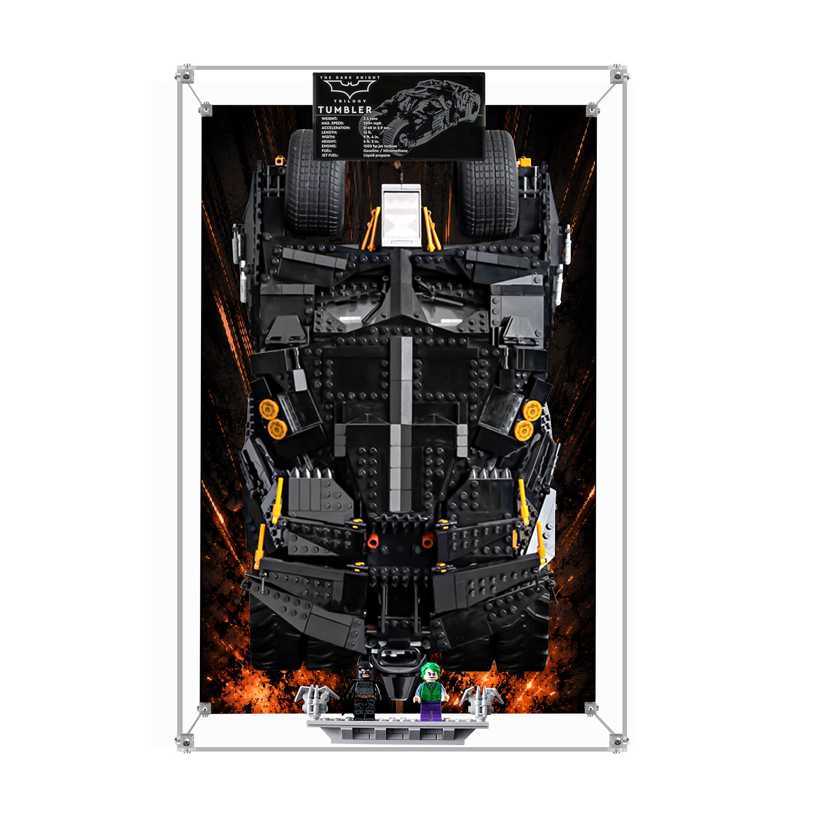 Protector de Pared para LEGO Batmobile™ Tumbler (76240 - 76023)