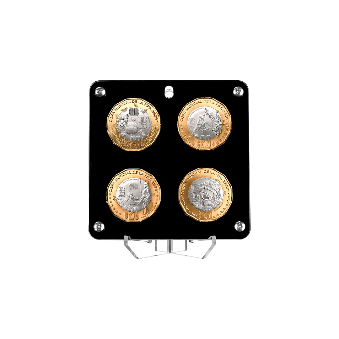 Protector para 4 Monedas de $20 Conmemorativas del Mundial - FIFA World Cup