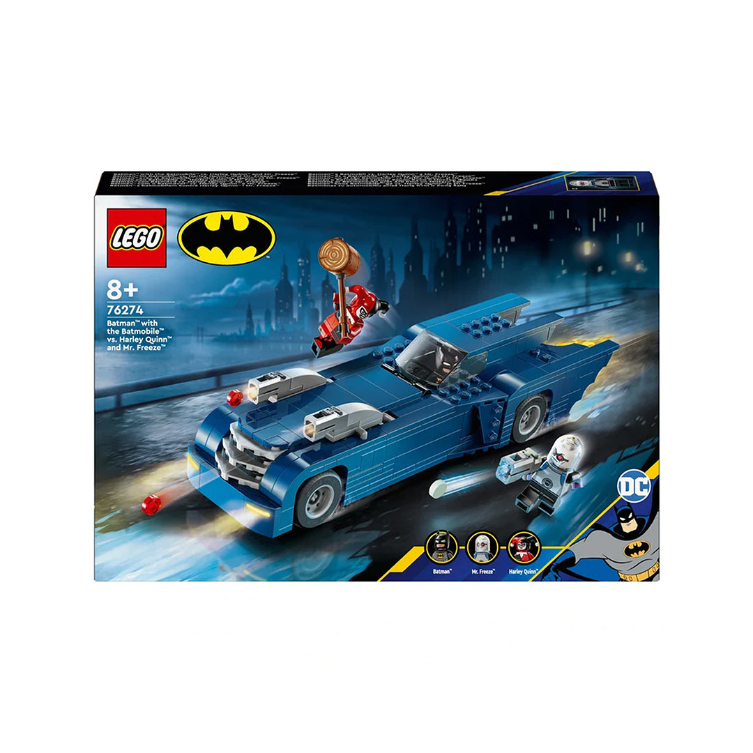 Batman™ con Batmóvil vs. Harley Quinn™ y Mr. Freeze™ (76274) de LEGO®  (Abierto)