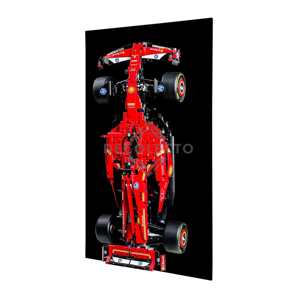 Exhibidor de Pared para Ferrari SF-24 F1 (42207) Negro Gloss Exhibidor de Pared