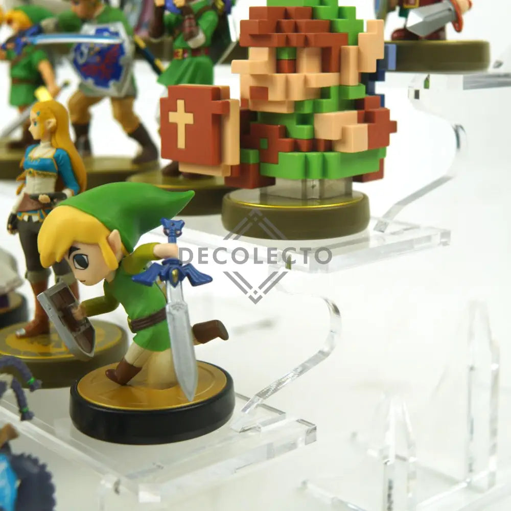 Grada para Amiibo™ de 5 Pisos-acrilico-exhibidor-caja-case-Decolecto