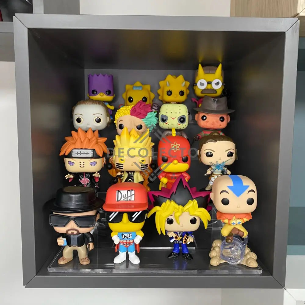 Grada para Funko Pop® de 4 Pisos-acrilico-exhibidor-caja-case-Decolecto