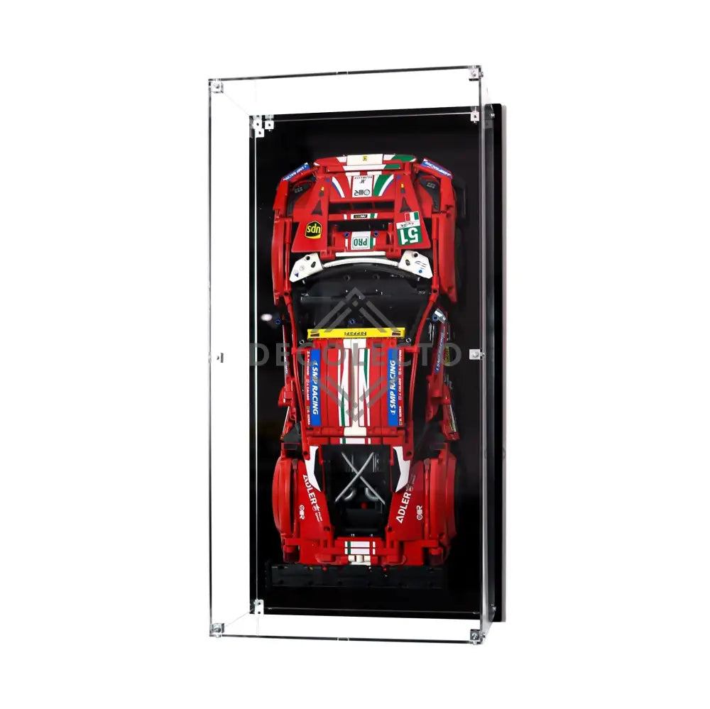 Protector de Pared para Ferrari 488 GTE (42125)-acrilico-exhibidor-caja-case-Decolecto