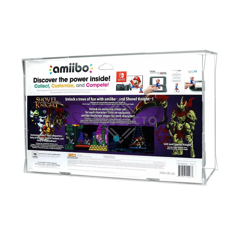 Protector para Amiibo™ Shovel Knight - Bosses-acrilico-exhibidor-caja-case-Decolecto