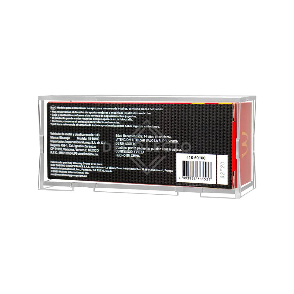 Protector para Auto F1® X McDonalds® (Sólo Caja) Case Acrílico