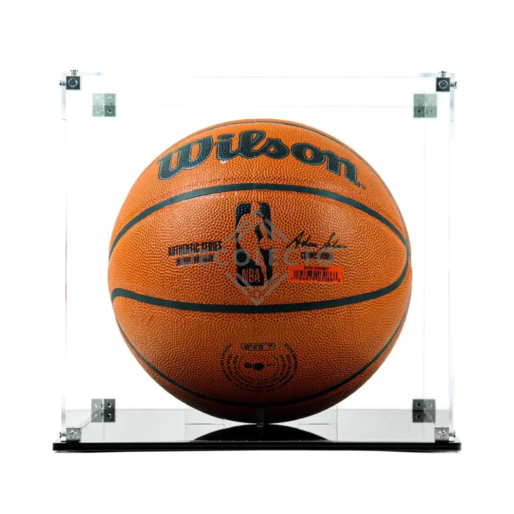 Protector para Balón Basketball-acrilico-exhibidor-caja-case-Decolecto