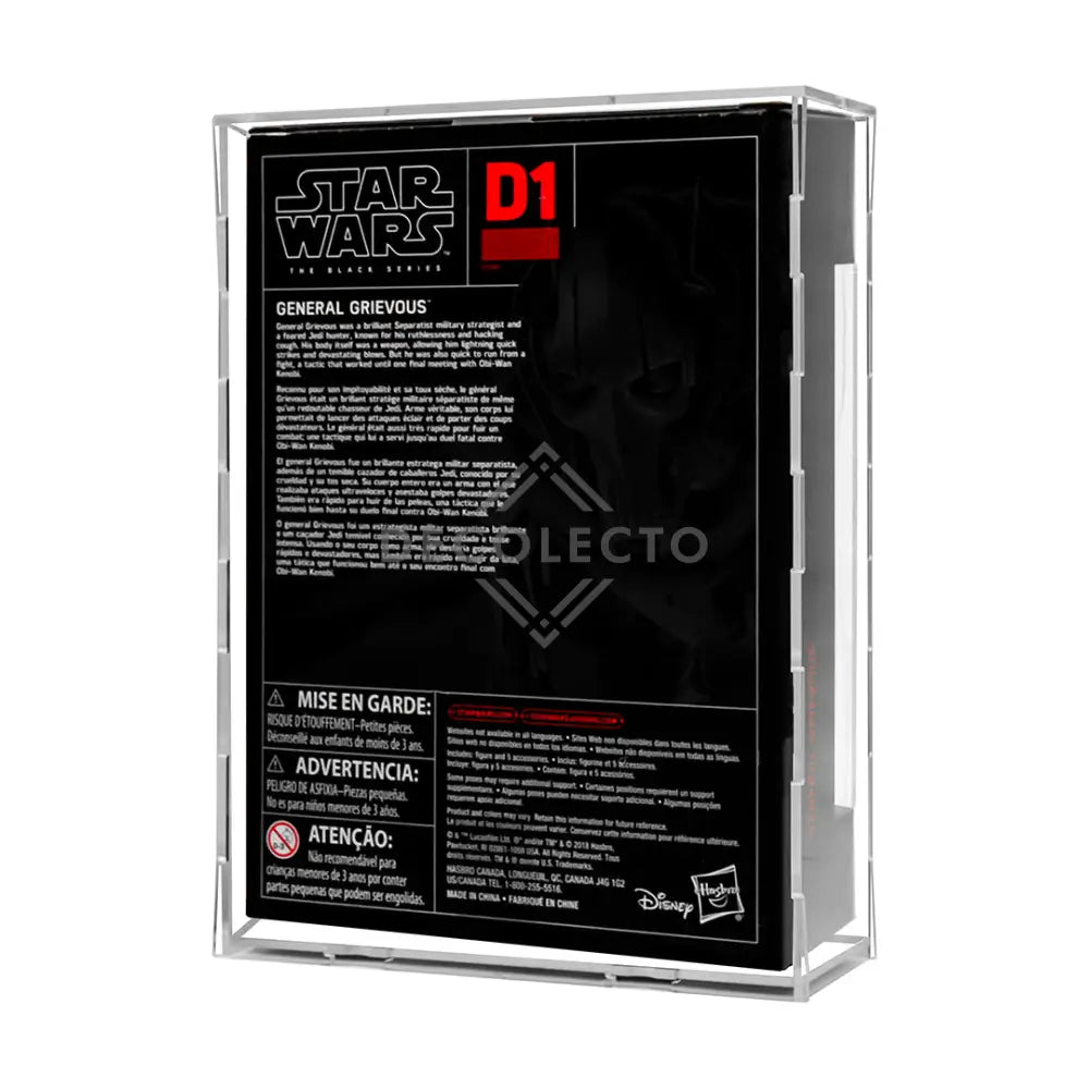 Protector para Black Series (Deluxe D1) Gen. Grievous 2019 Case Acrílico