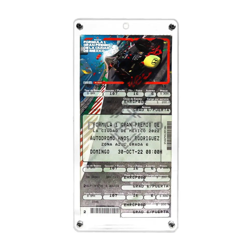 Protector para Boletos de Ticketmaster® Display Exhibidor