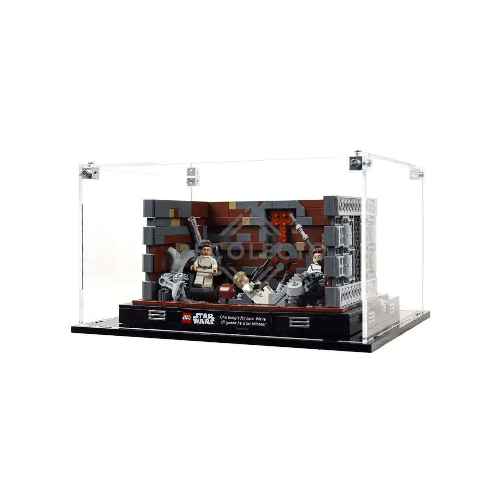 Protector para Death Star Trash Compactor (75339)-acrilico-exhibidor-caja-case-Decolecto