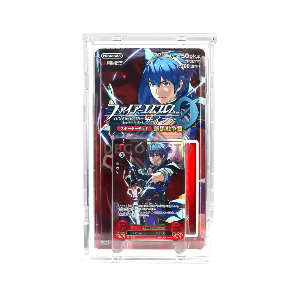 Protector para Deck Fire Emblem™ Cipher-acrilico-exhibidor-caja-case-Decolecto