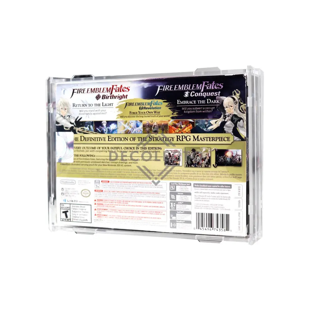 Protector para Fire Emblem Fates Special Edition-acrilico-exhibidor-caja-case-Decolecto