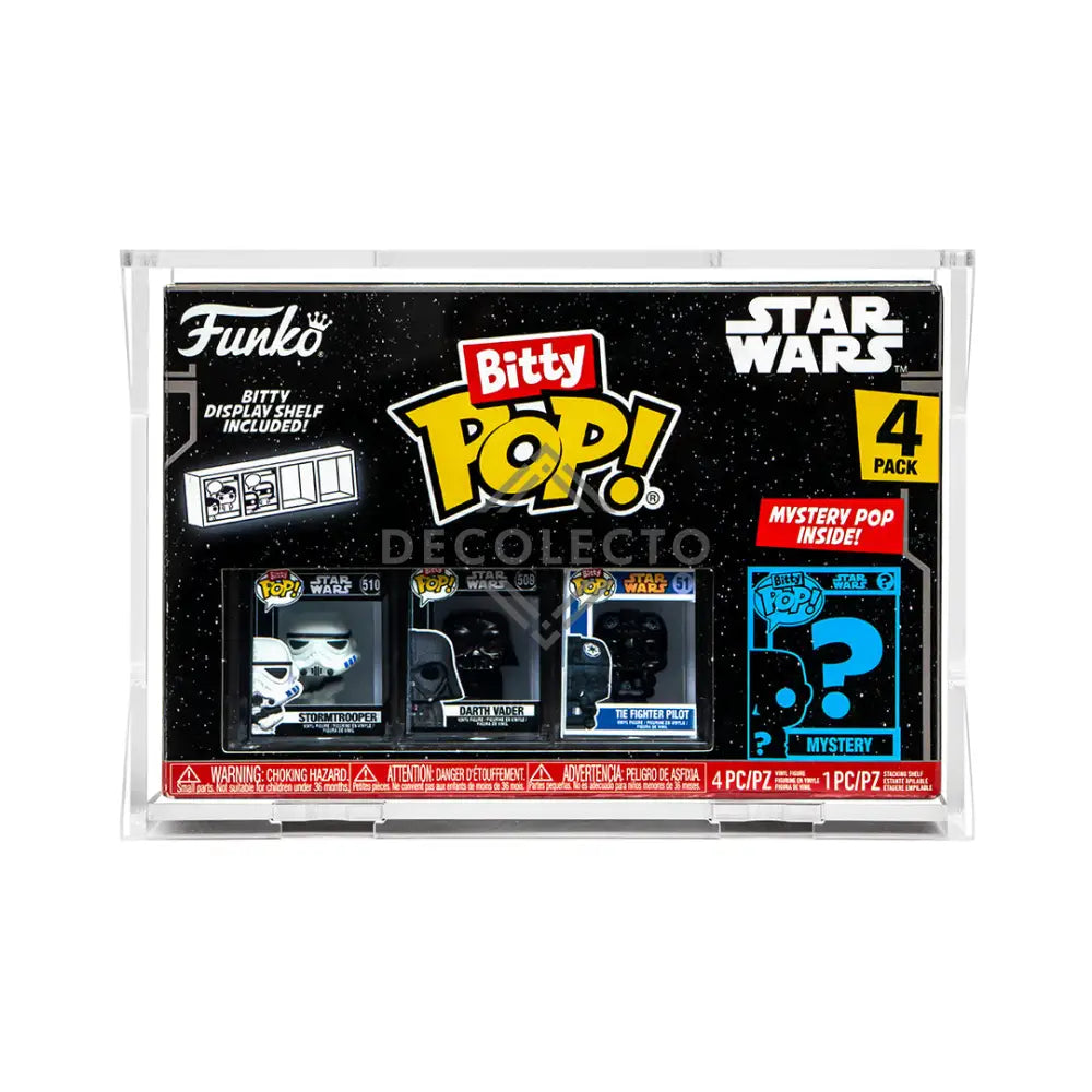 Protector para Funko® Bitty Pop! (4 pack) Case Acrílico