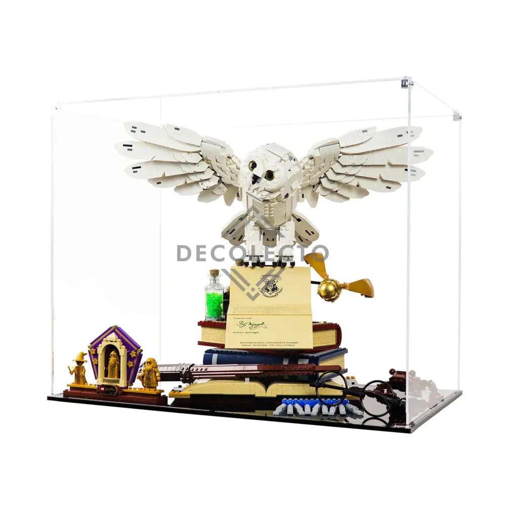 Protector para Hogwarts Icons (76391)-acrilico-exhibidor-caja-case-Decolecto