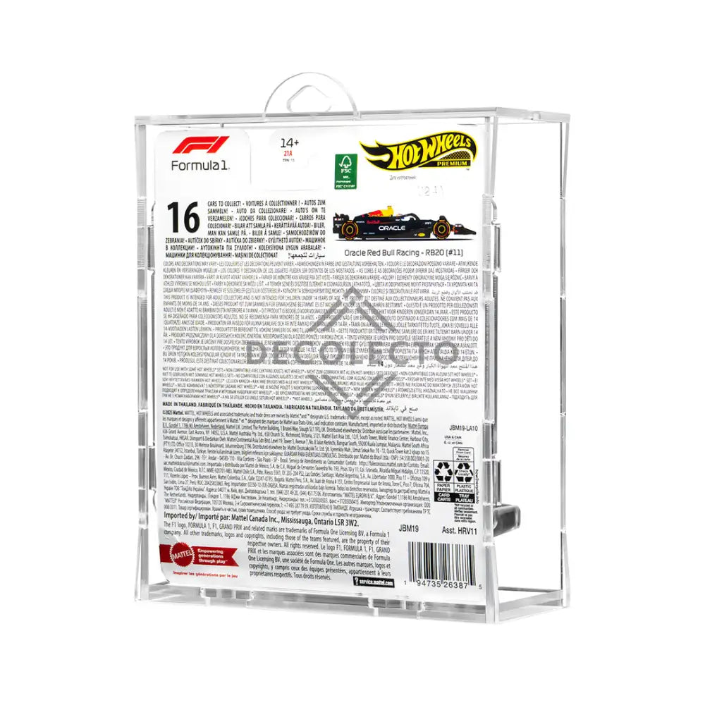 Protector para Hot Wheels® (Formula 1® - Premium) Case Acrílico