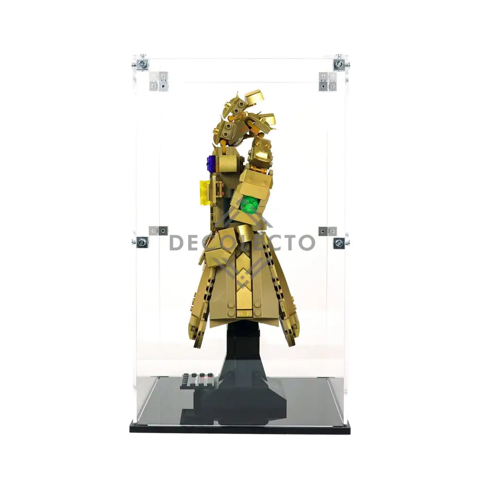 Protector para Infinity Gauntlet Thanos (76191)-acrilico-exhibidor-caja-case-Decolecto