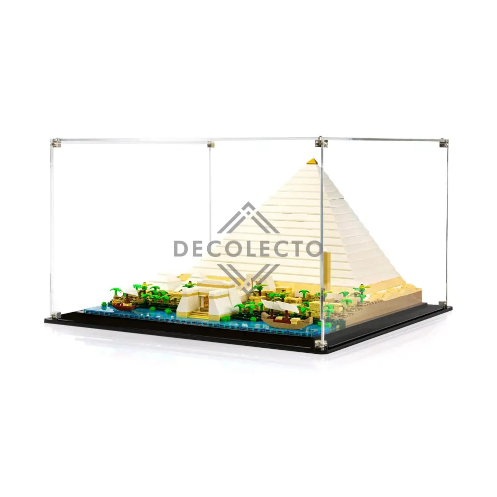 Protector para La Gran Pirámide de Giza (21058)-acrilico-exhibidor-caja-case-Decolecto