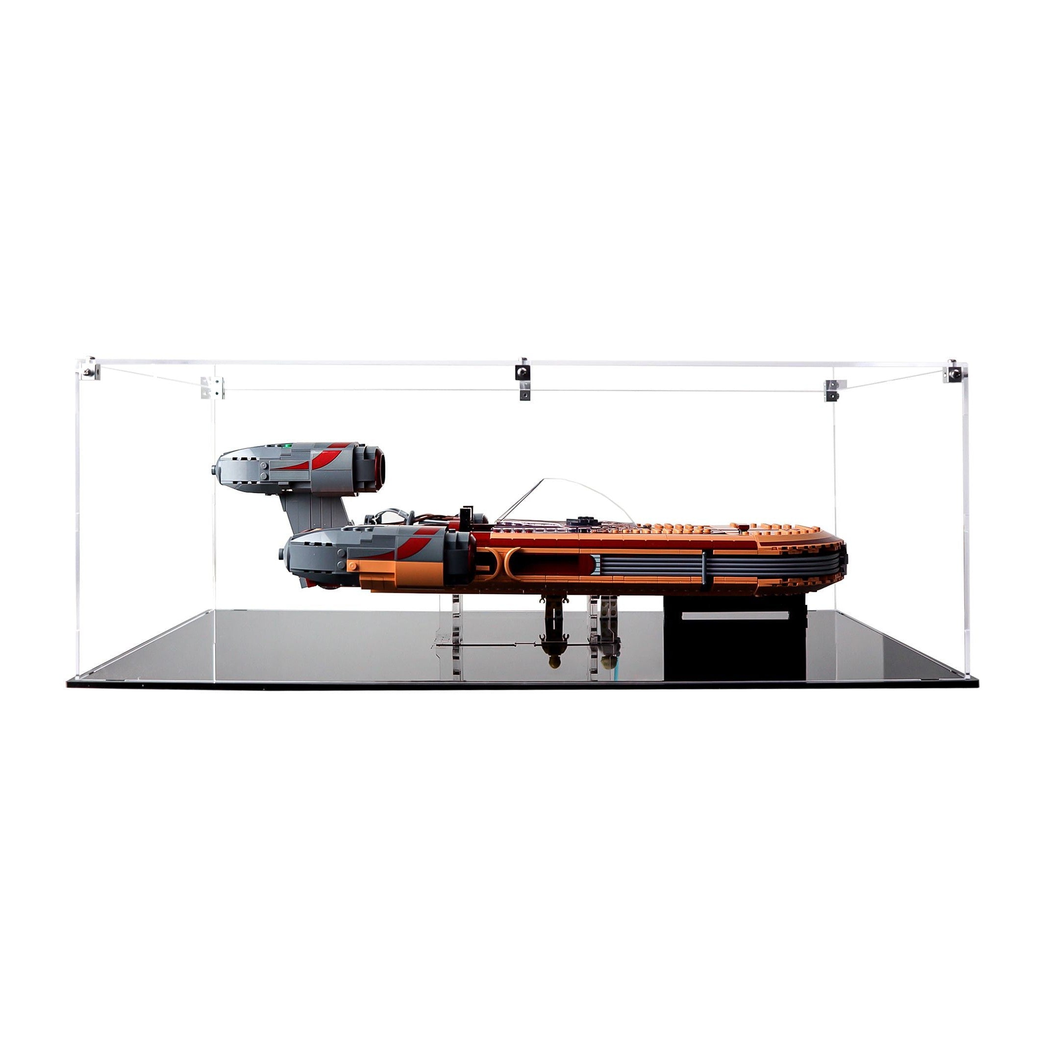 Protector para Luke Skywalker's Landspeeder™ (75341)-acrilico-exhibidor-caja-case-Decolecto