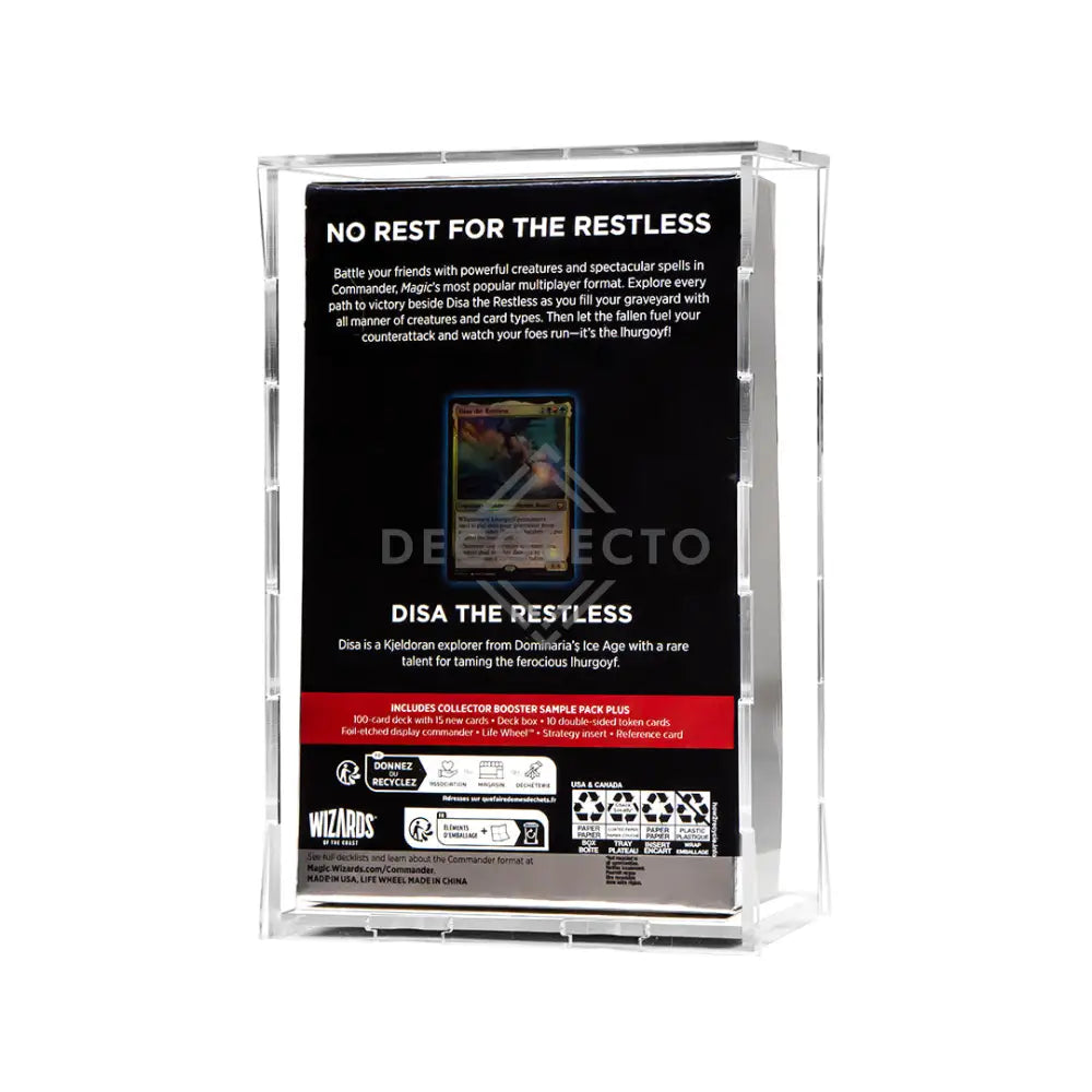 Protector para Magic The Gathering - Commander Deck Display Protector