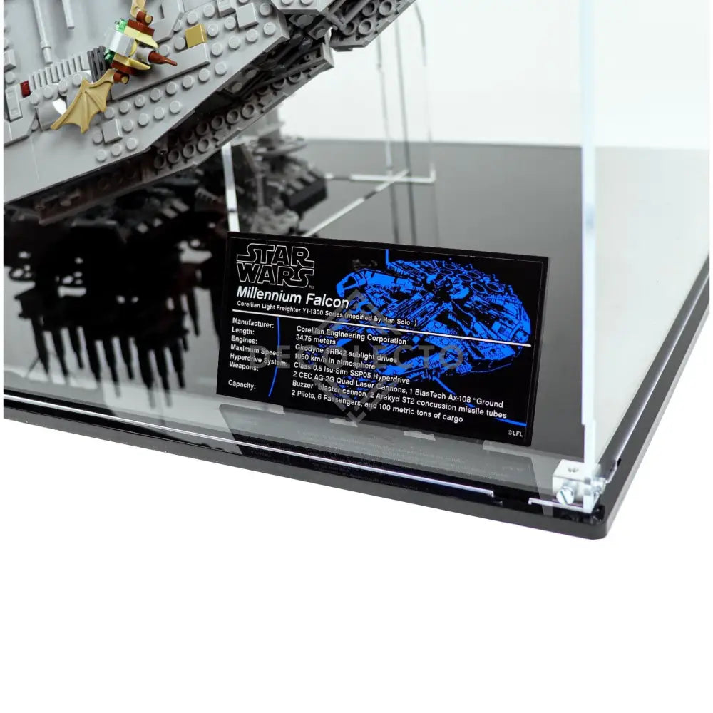 Protector para Millennium Falcon™ (75192)-acrilico-exhibidor-caja-case-Decolecto