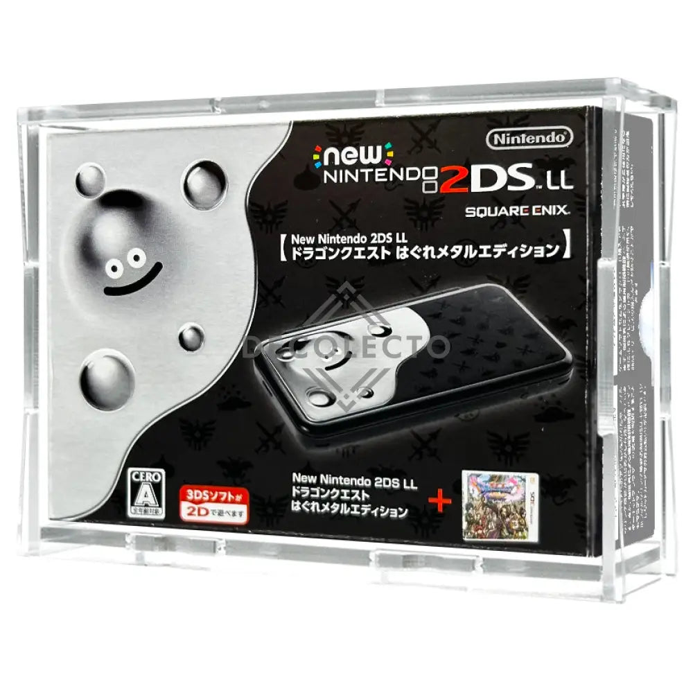 Protector para New Nintendo® 2DS LL (Dragon Quest Liquid Metal Slime JP - Caja Consola) Case Acrílico
