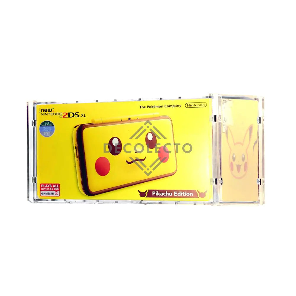 Protector para New Nintendo® 2DS XL (Caja) Pikachu (Asia - UAE)-acrilico-exhibidor-caja-case-Decolecto