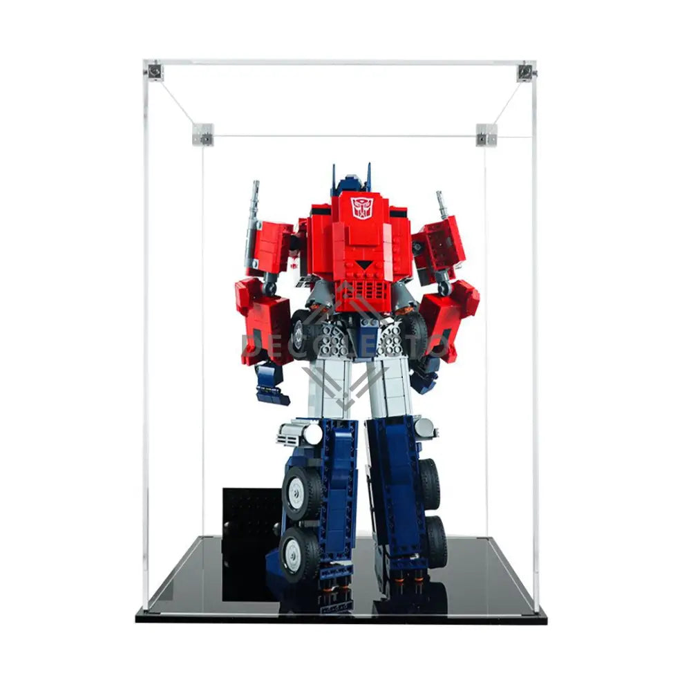 Protector para Optimus Prime (10302)-acrilico-exhibidor-caja-case-Decolecto