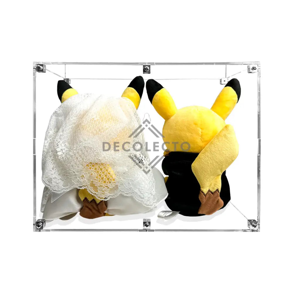 Protector para Pikachu Novia y Novio Display Exhibidor De Pared