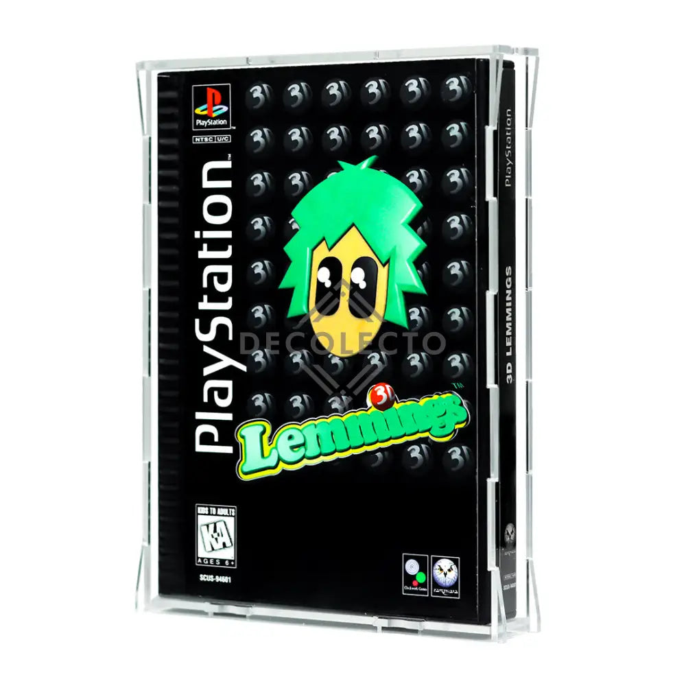 Protector para PlayStation® 1 (Long Box)-acrilico-exhibidor-caja-case-Decolecto