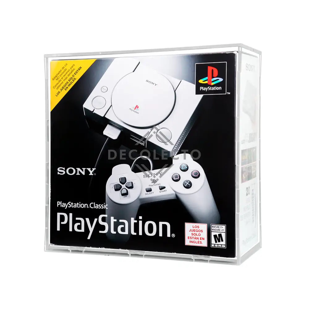 Protector para Playstation® Classic Mini (Caja Consola) Case Acrílico
